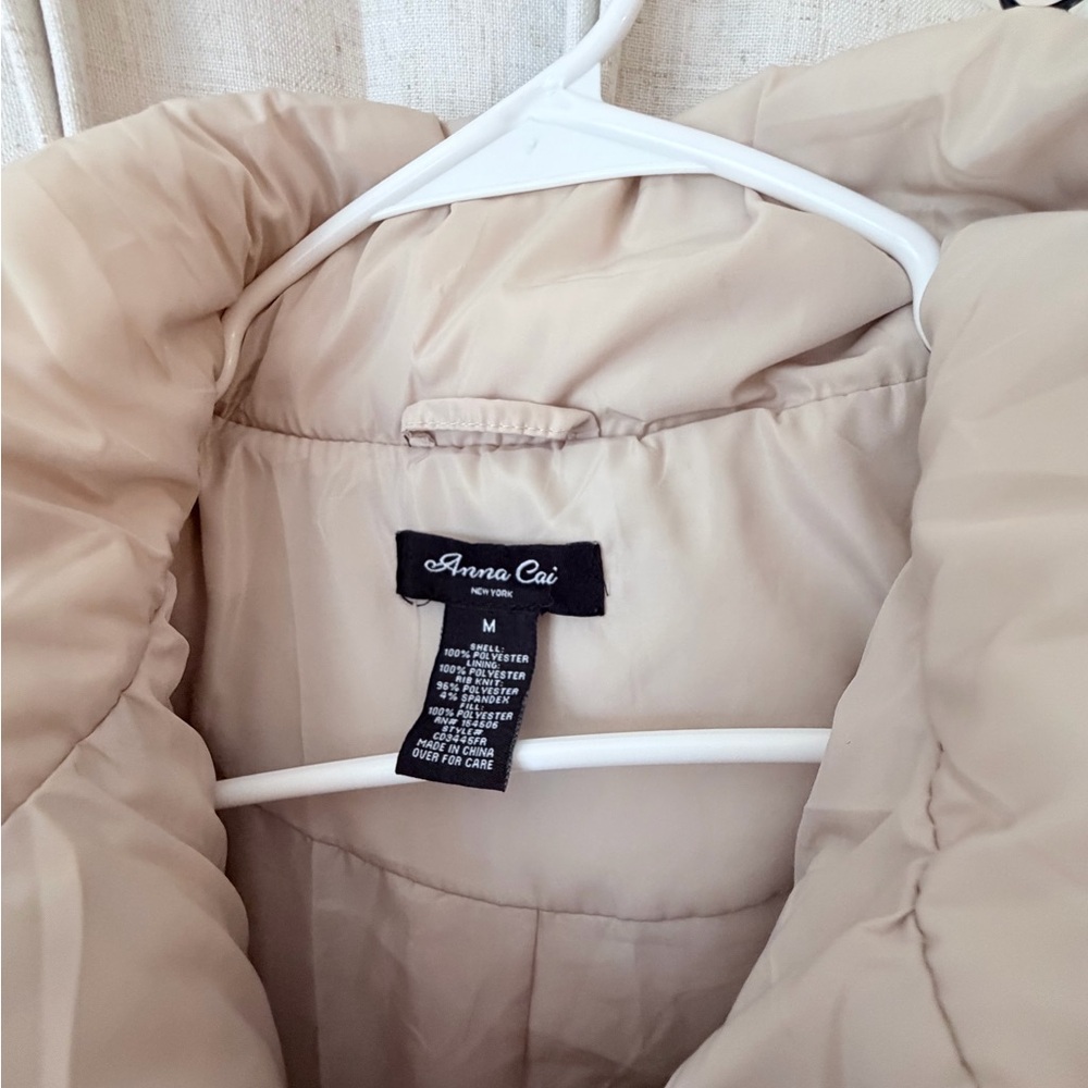 Avenue Light Beige Puffer Jacket - image 3